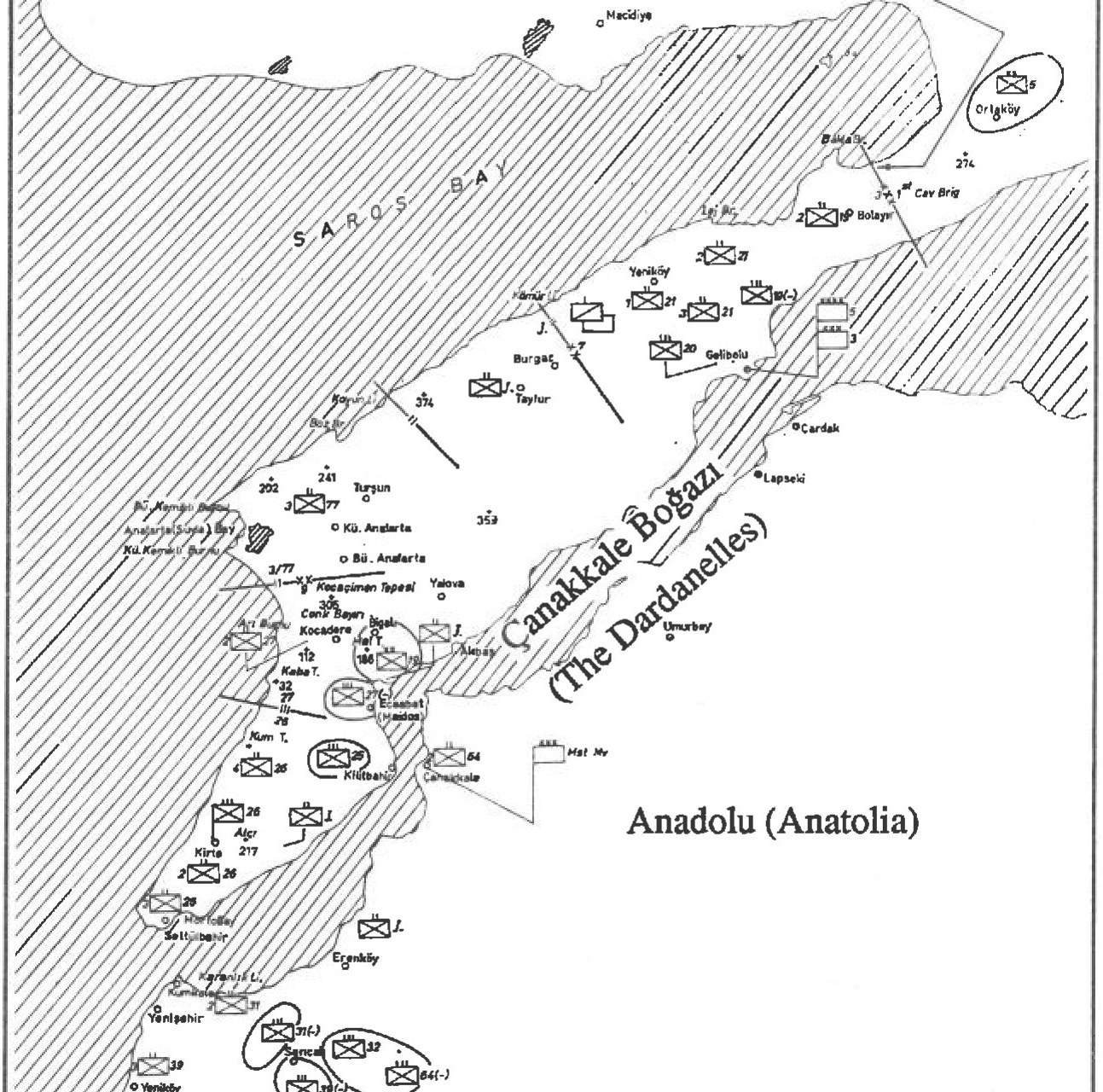 Watercolour — two figures by a fireplace